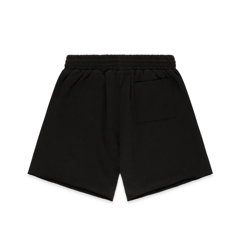 【604SERVICE】 ONYX SWEATSHORTS IN WASHED BLACK 604SERVICE Onyx Sweatshorts - Washed Black | International Store
