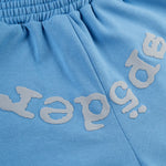 Sp5der OG Web V2 Sweatshort Dusty Blue - Image 3