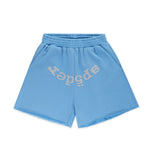 Sp5der OG Web V2 Sweatshort Dusty Blue - Image 1