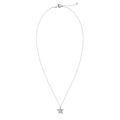 CHANEL Jewelry 18k White Gold 0.22cttw Diamond Comète Small Star Pendant Necklace 16.25" (J2709)