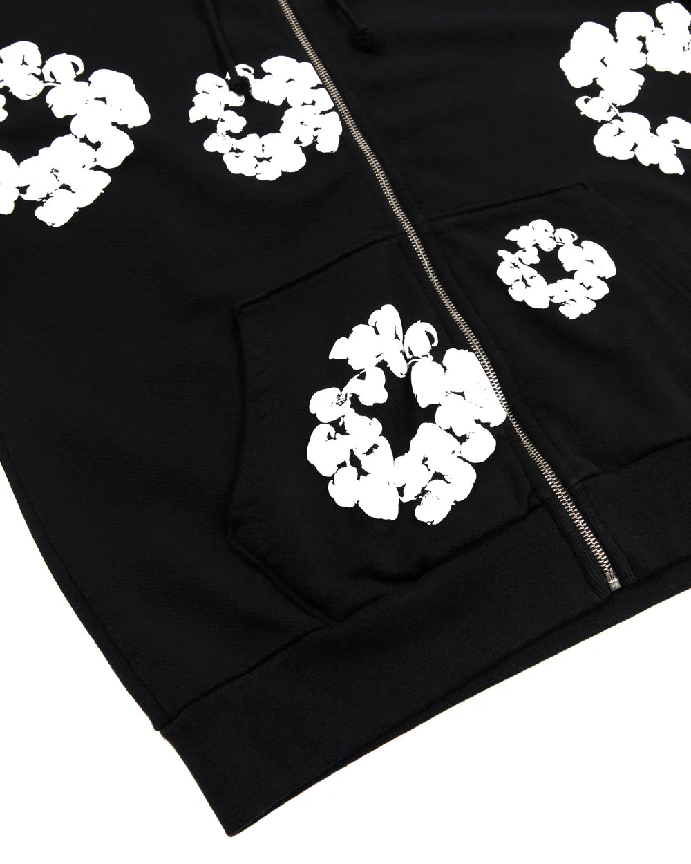 Denim Tears Cotton Wreath Zip Hoodie Black – Supra Sneakers Denim Tears Cotton Wreath Zip Hoodie Black – Supra Sneakers