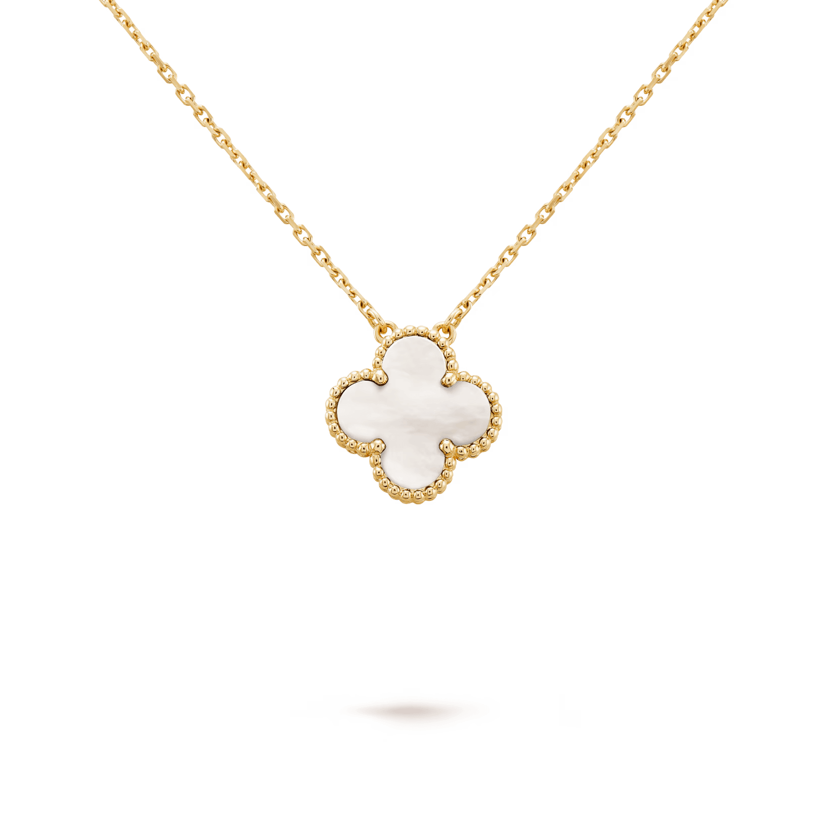 Van Cleef & Arpels Vintage Alhambra pendant 18K yellow gold, Mother-of-pearl