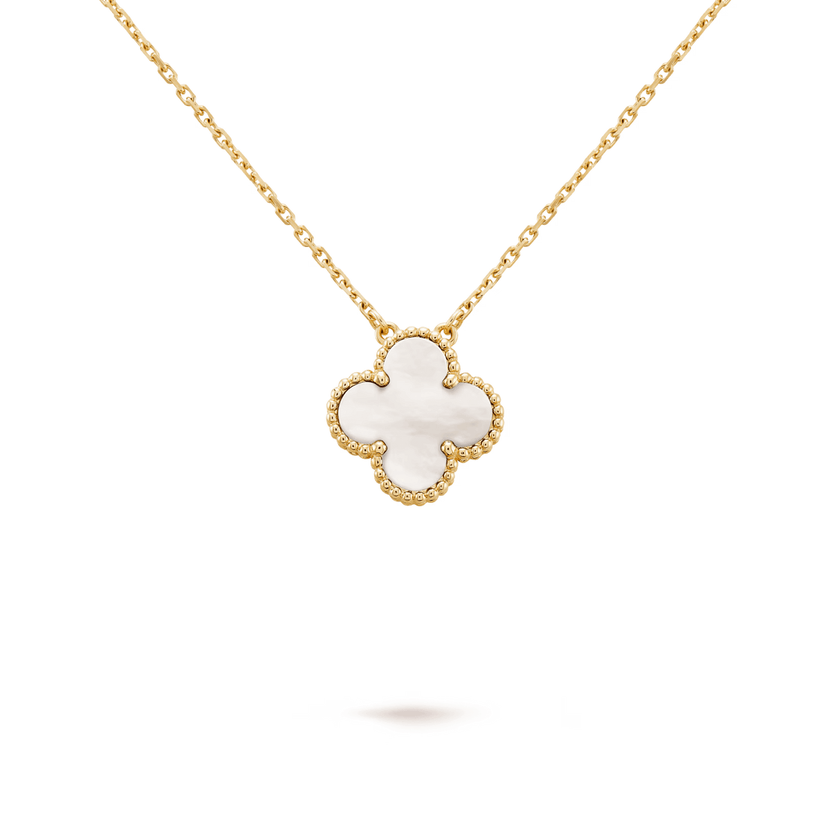 Van Cleef & Arpels Vintage Alhambra pendant 18K yellow gold, Mother-of-pearl