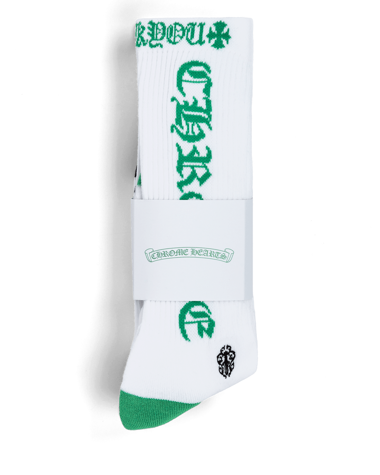 Chrome Hearts 3 Pack CH Logo Socks White