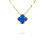 Van Cleef & Arpels Vintage Alhambra pendant 18K yellow gold, Agate - Image 1