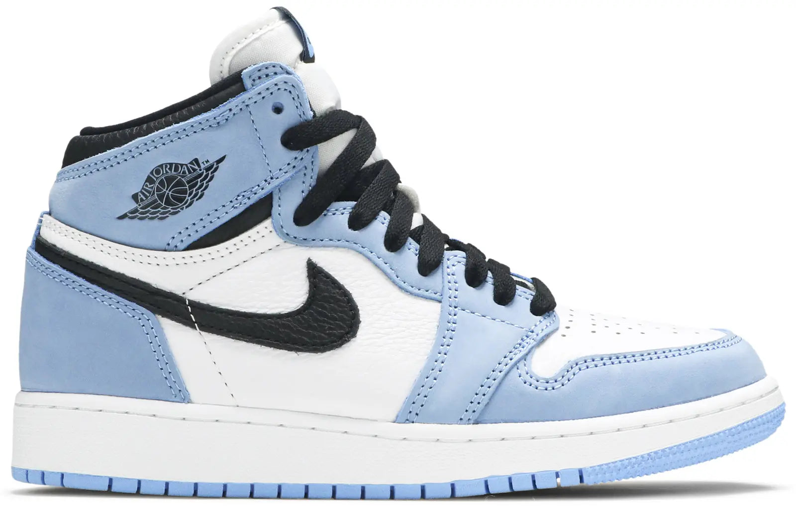 Air Jordan 1 Retro High White University Blue Black (GS)