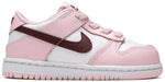 Nike Dunk Low Pink Foam Red White (Toddler) - Image 1