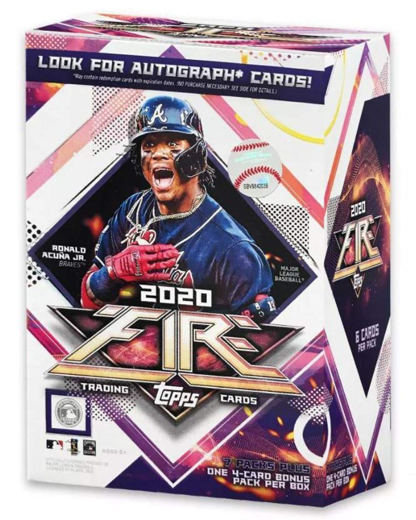 2020 Topps Fire Blaster Box