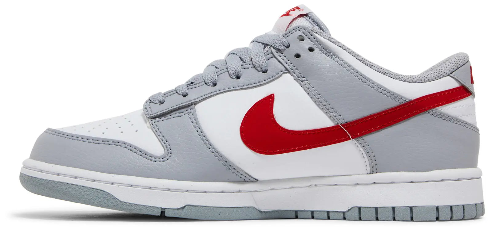 Nike Dunk Low White Grey Red