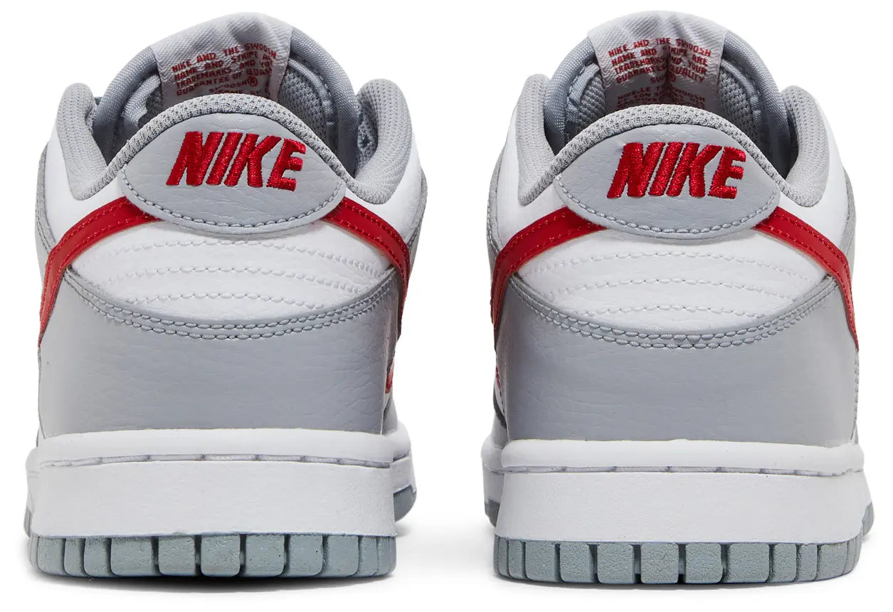Nike Dunk Low White Grey Red