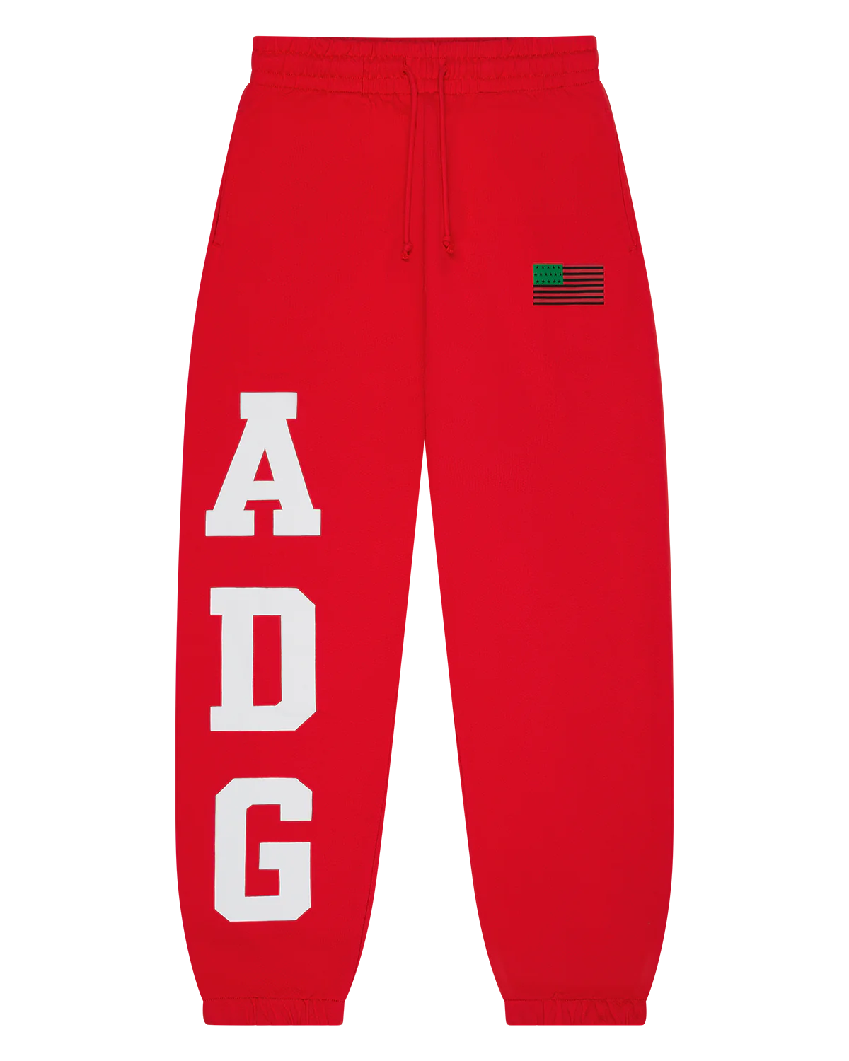 Denim Tears ADG Pan African American Flag Sweatpant Red