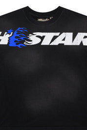 Hellstar Studios Cartoon Logo T-Shirt Blue