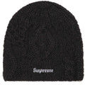Supreme 黑色块状针织冷帽