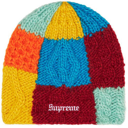 Supreme Berretto in maglia a blocchi multicolore