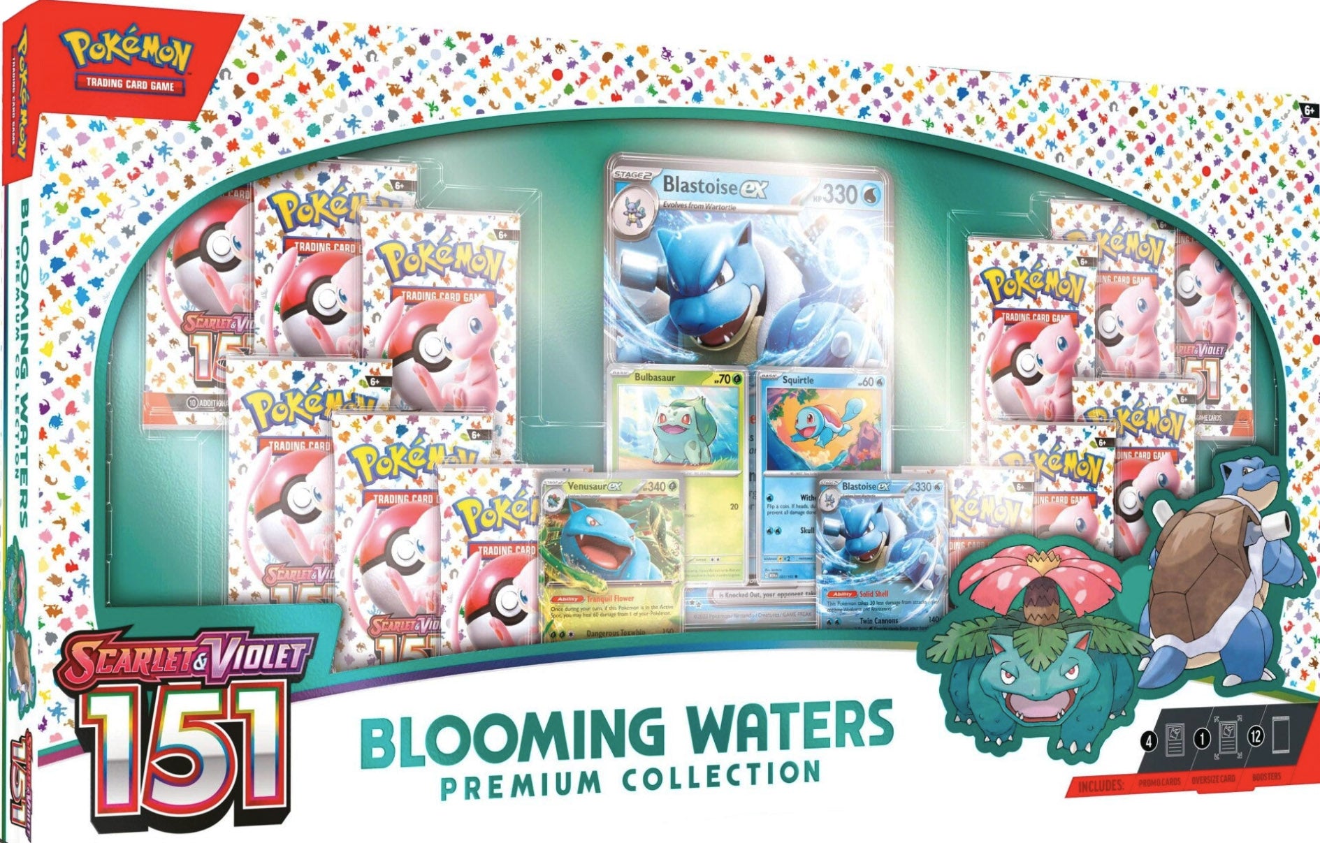 Pokémon TCG: Scarlet & Violet 151 Blooming Waters Premium Collection Box