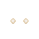 Van Cleef & Arpels Sweet Alhambra earstuds 18K yellow gold, Mother-of-pearl - Image 1