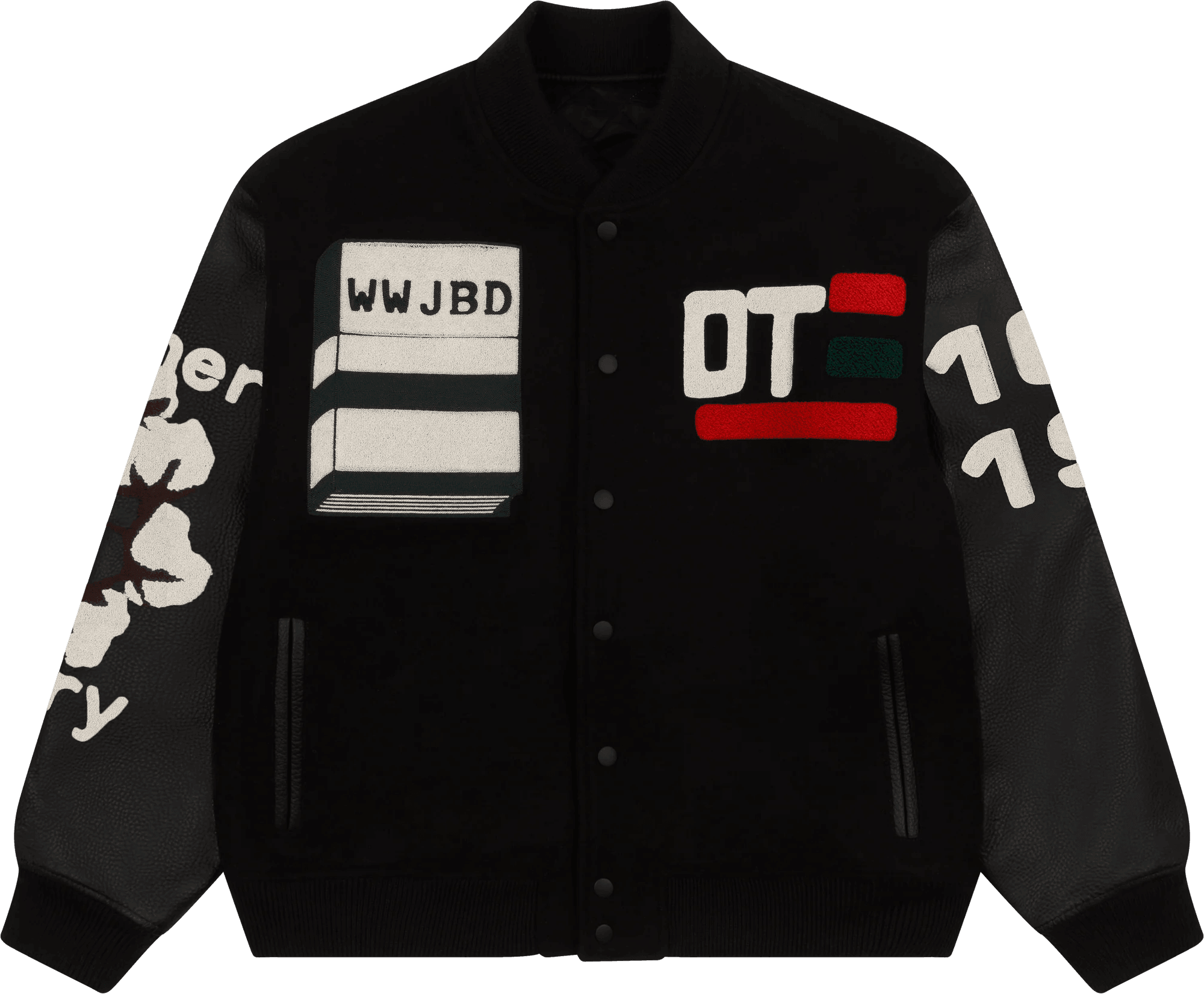 Denim Tears x CPFM Cactus Varsity Jacket Black