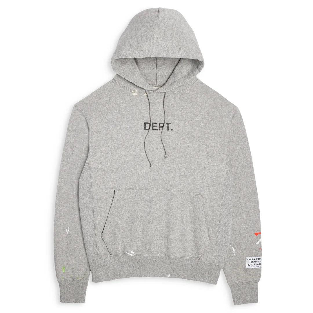 Gallery Dept. Logo Painted Hoodie Heather Grey