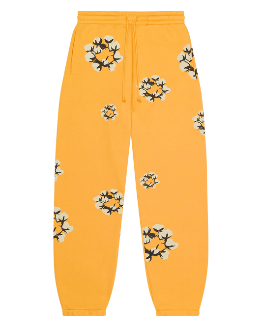 Denim Tears x CPFM Cactus Tears Wreath Sweatpants Yellow