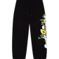 Denim Tears DT Floral Logo Sweatpant Black