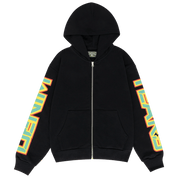 Denim Tears Spring Gardens Zip Hoodie Black