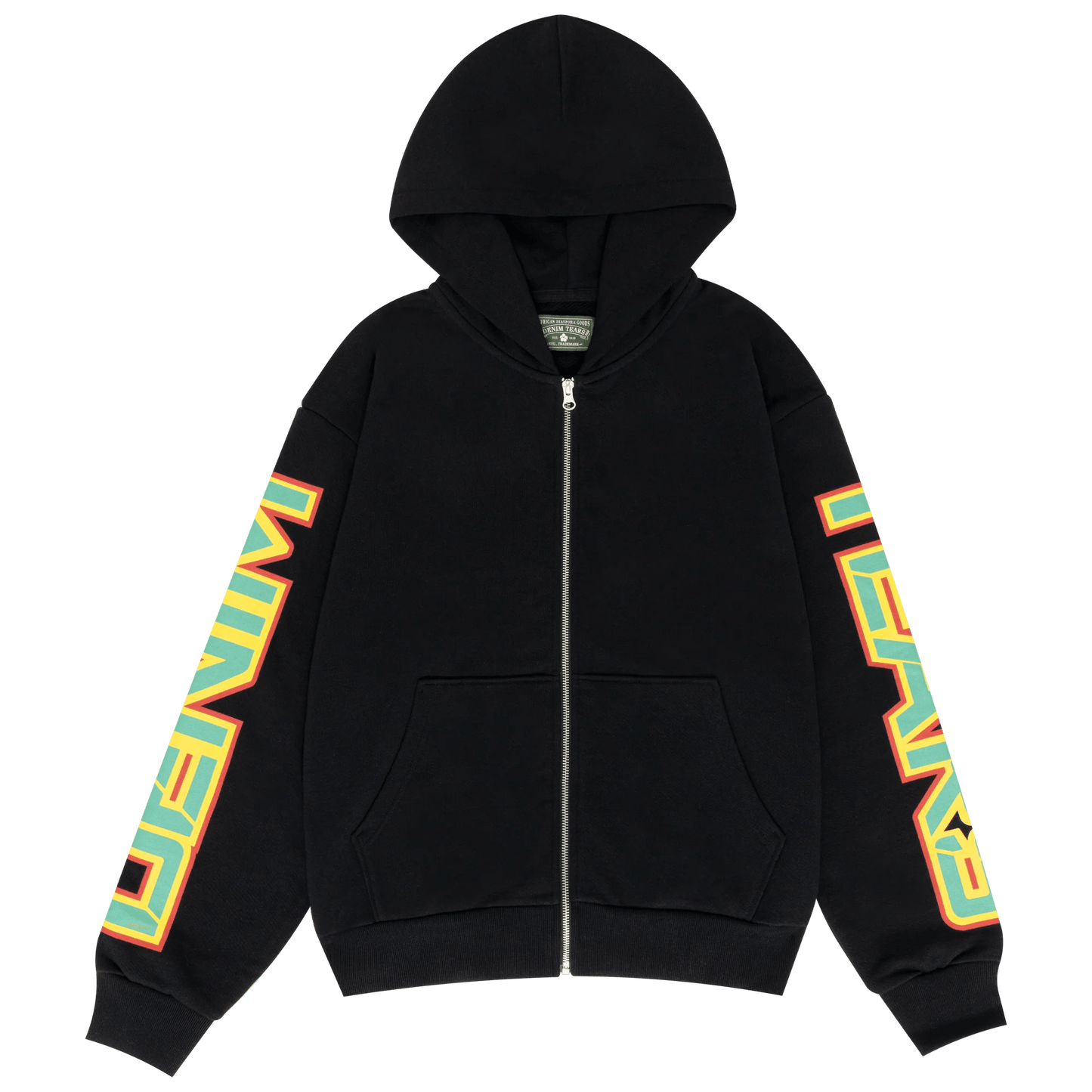 Denim Tears Spring Gardens Zip Hoodie Black