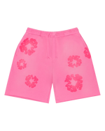 Denim Tears Mono Cotton Wreath Sweat Shorts Pink - Image 1