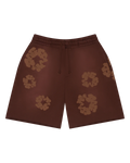 Denim Tears 纯色棉质花环款棕色运动短裤