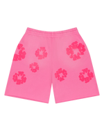 Denim Tears Mono Cotton Wreath Sweat Shorts Pink - Image 2
