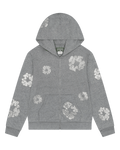 Denim Tears Cashmere Swarovski Cotton Wreath Zip Hoodie Grey