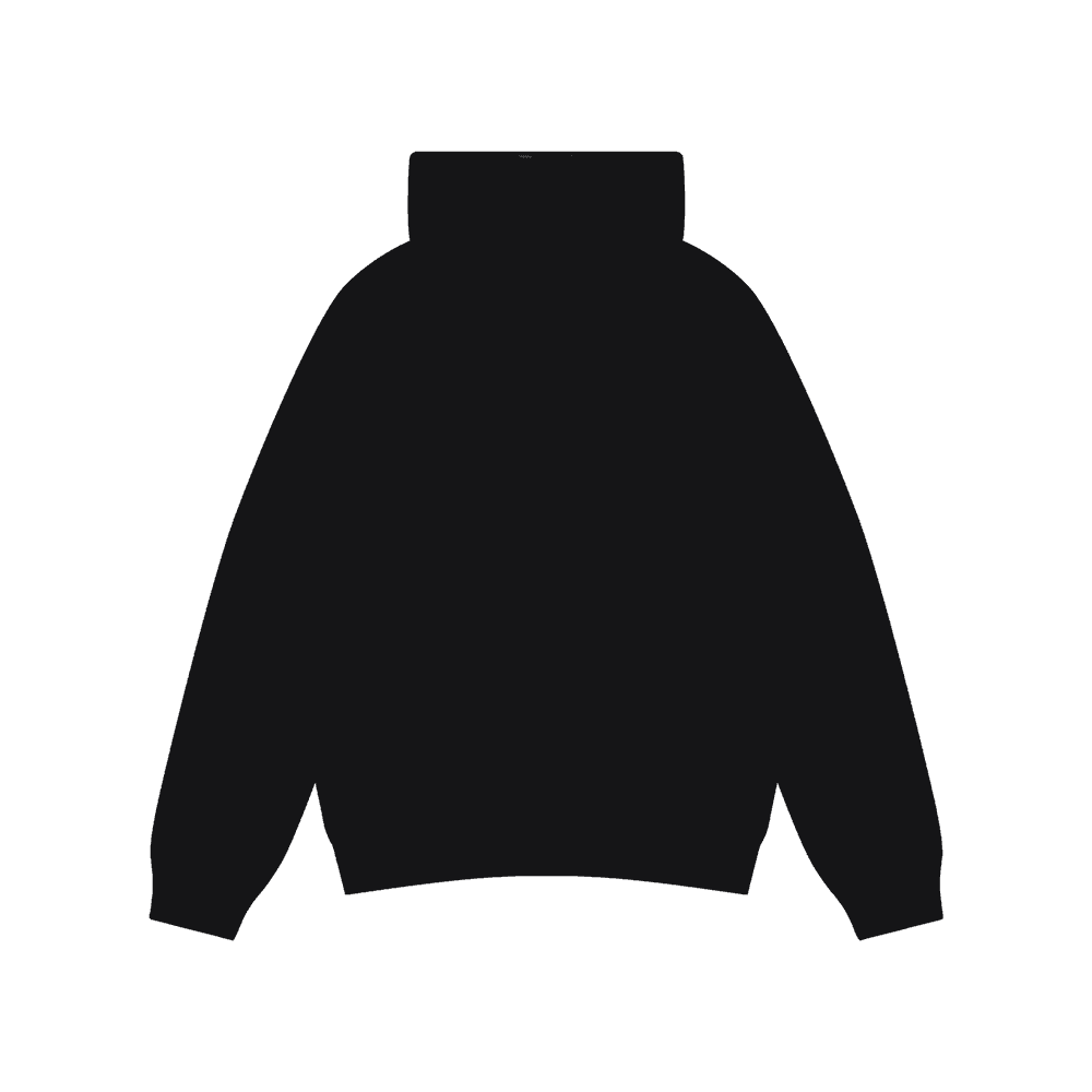 Denim Tears Embroidered Logo Hoodie Black