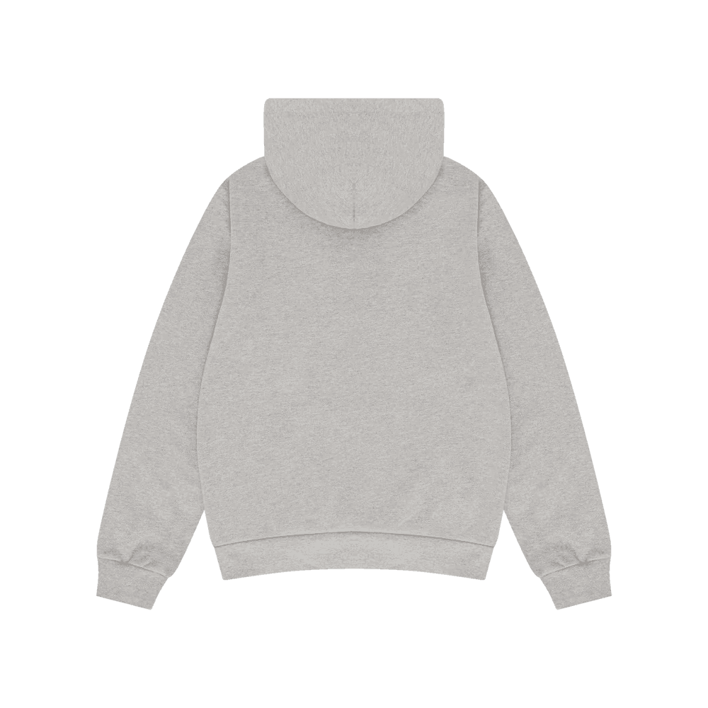 Denim Tears Embroidered Logo Hoodie Grey