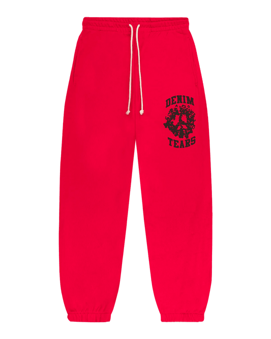 Denim Tears University Sweatpants Red