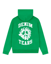 Denim Tears University Zip Hoodie Green