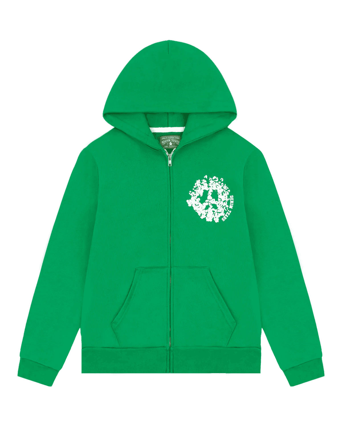 Denim Tears University Zip Hoodie Green