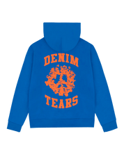 Denim Tears University Zip Hoodie Royal Blue