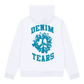 Denim Tears University Zip Hoodie White