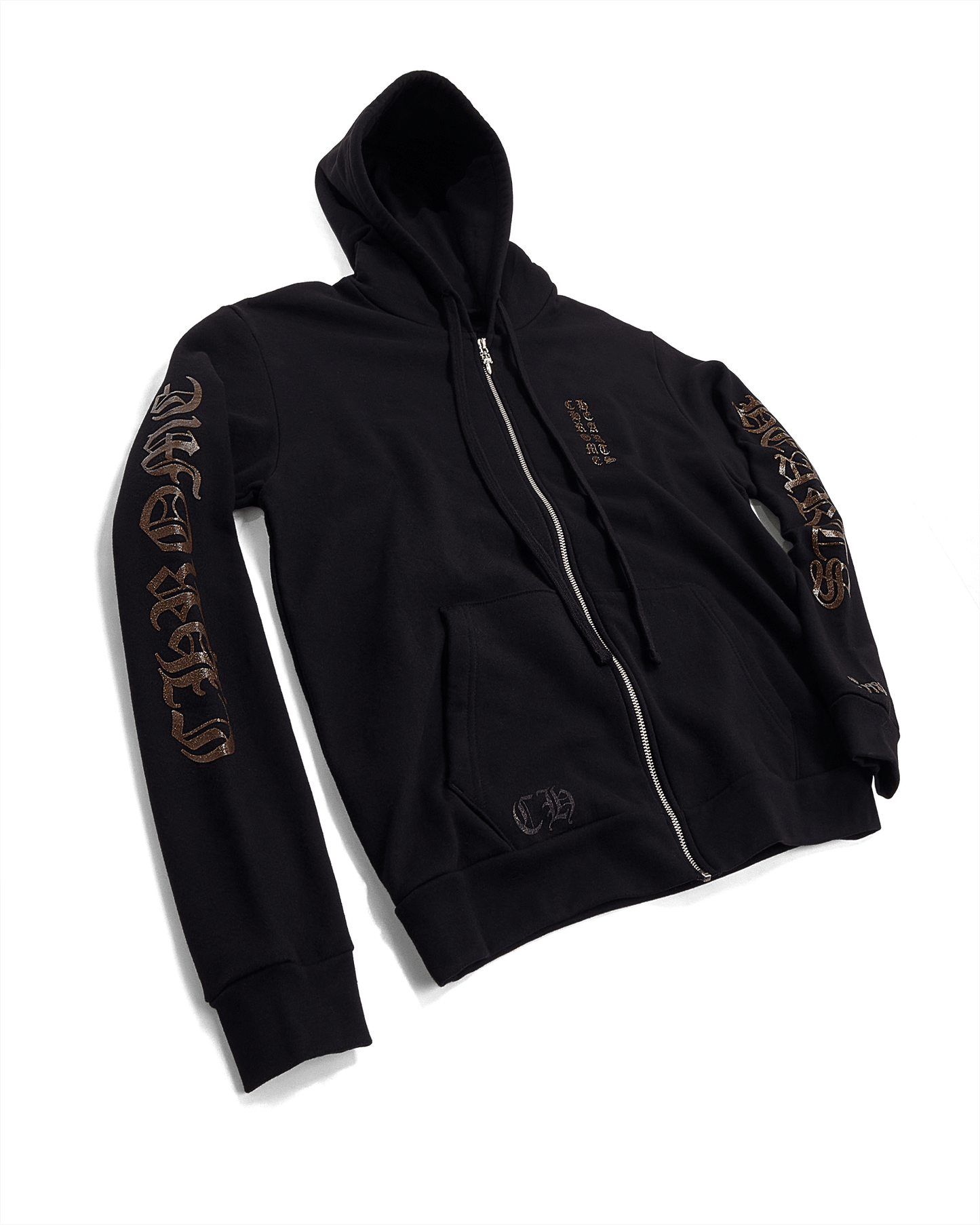 Chrome Hearts 1988 Zip Hoodie Black & Brown Glitter