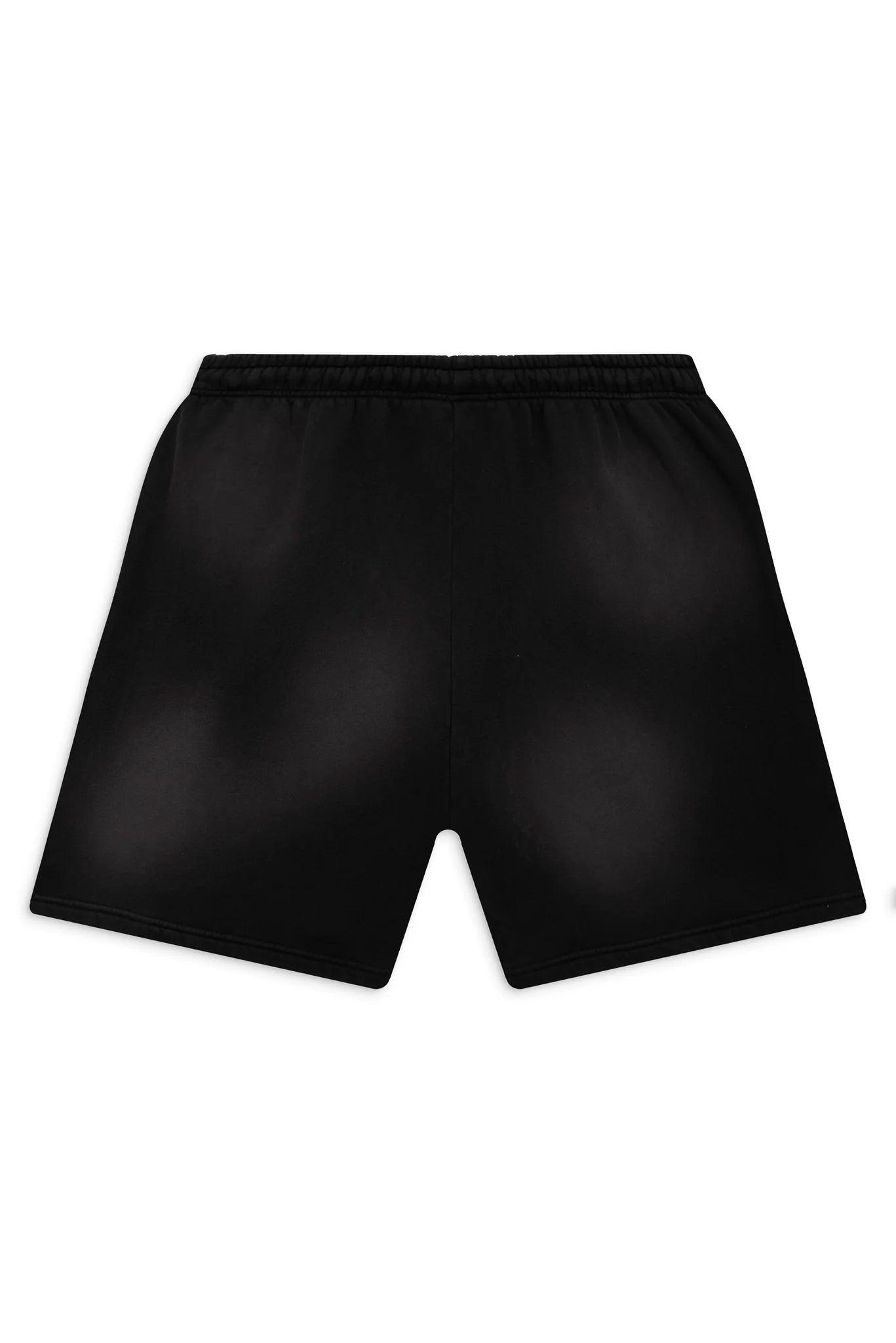 Hellstar Studios Flame Shorts Black & Double Red