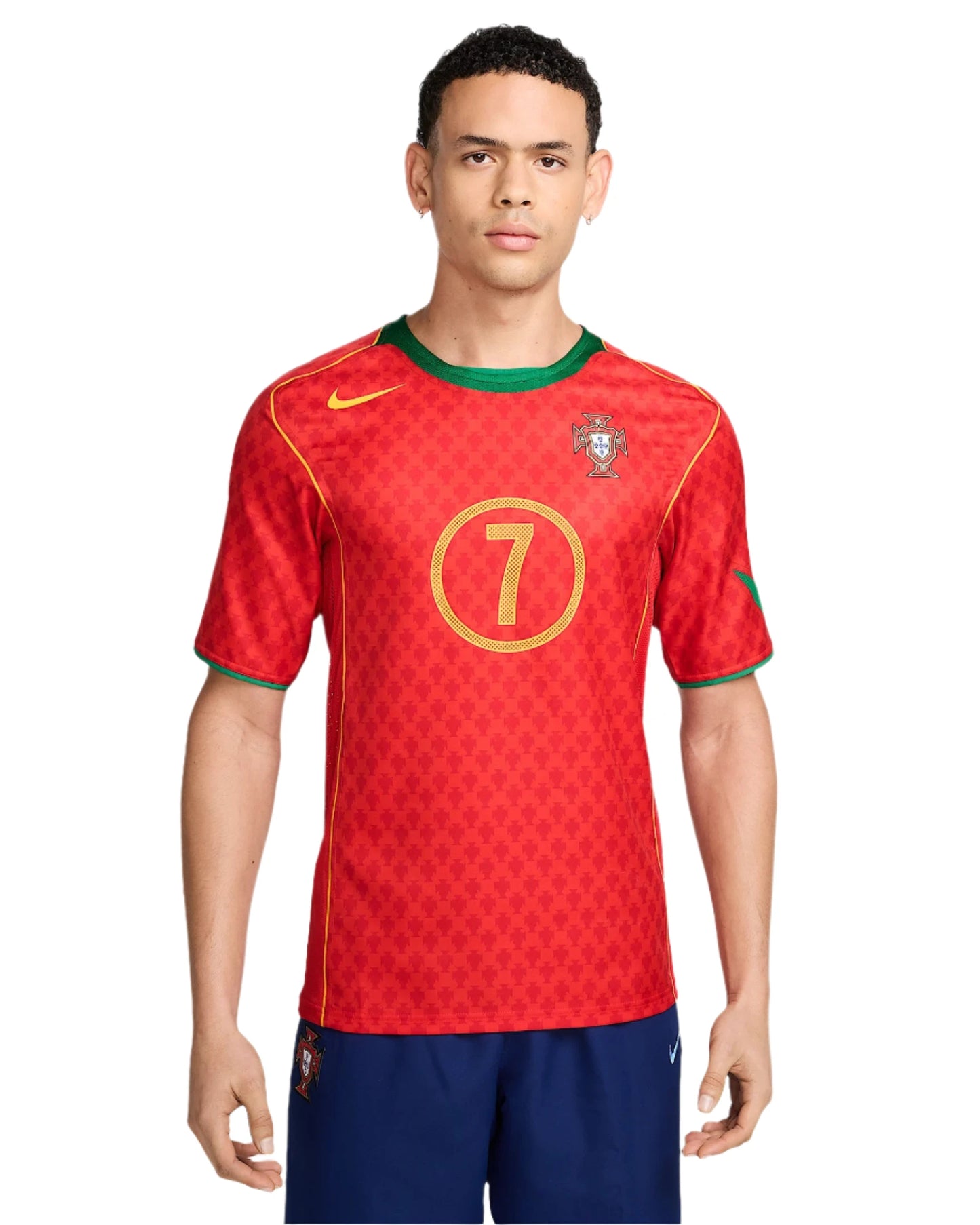 Luis Figo Portugal 2004 Reissue Men's Nike Soccer Replica Jersey