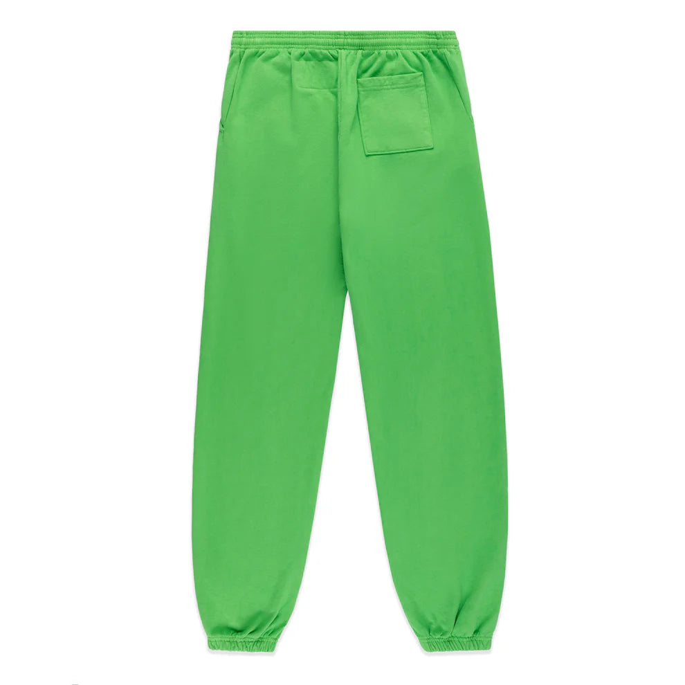 Sp5der Punk V2 Rhinestone Sweatpant Bright Green