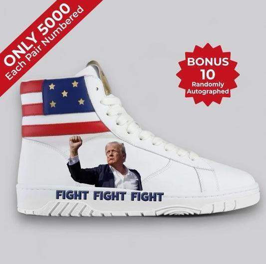 Trump Sneakers FIGHT FIGHT FIGHT High-Tops