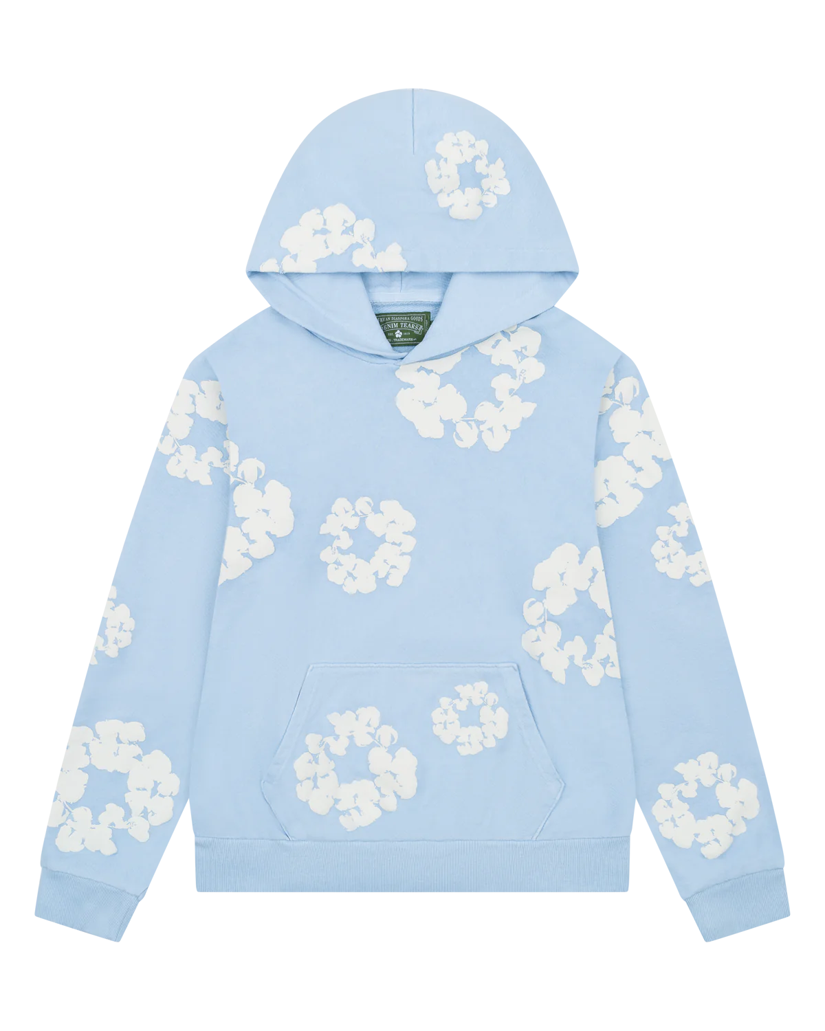Denim Tears Denim Tears The Cotton Wreath Sweatshirt Powder Blue Denim Tears Denim Tears The Cotton Wreath Sweatshirt Powder Blue