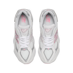 White sneakers with pink accents on a white background - Image 4