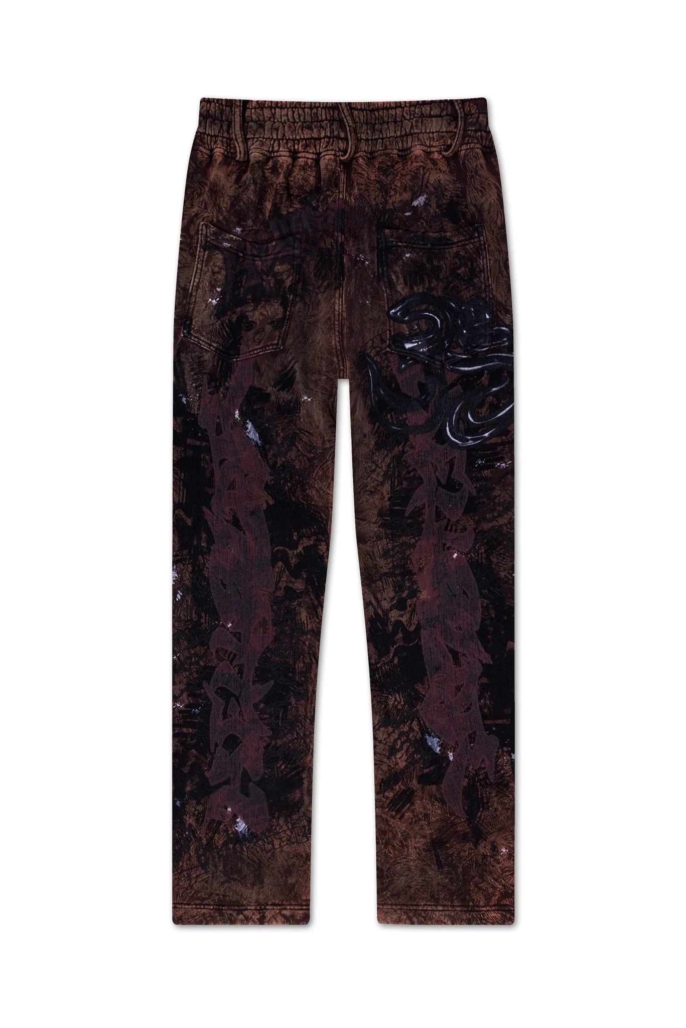 Hellstar Graffiti Sweatpants Brown