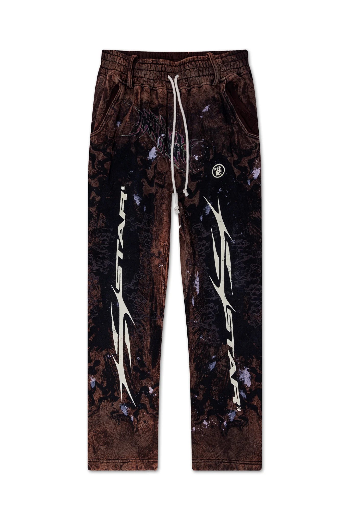 Hellstar Graffiti Sweatpants Brown