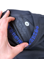 Chrome Hearts Neck Logo Pocket T-Shirt Black / Blue - Image 4