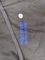 Chrome Hearts Script Thermal Zip Up Hoodie Black / Blue - Image 4
