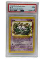 2002 Pokémon League Mew Black Star Promo #47 PSA 9 MINT - Image 1