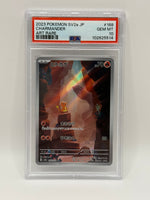 2023 Pokémon Japanese SV2a-JP Charmander Art Rare 168/165 PSA 10 GEM MINT - Image 3